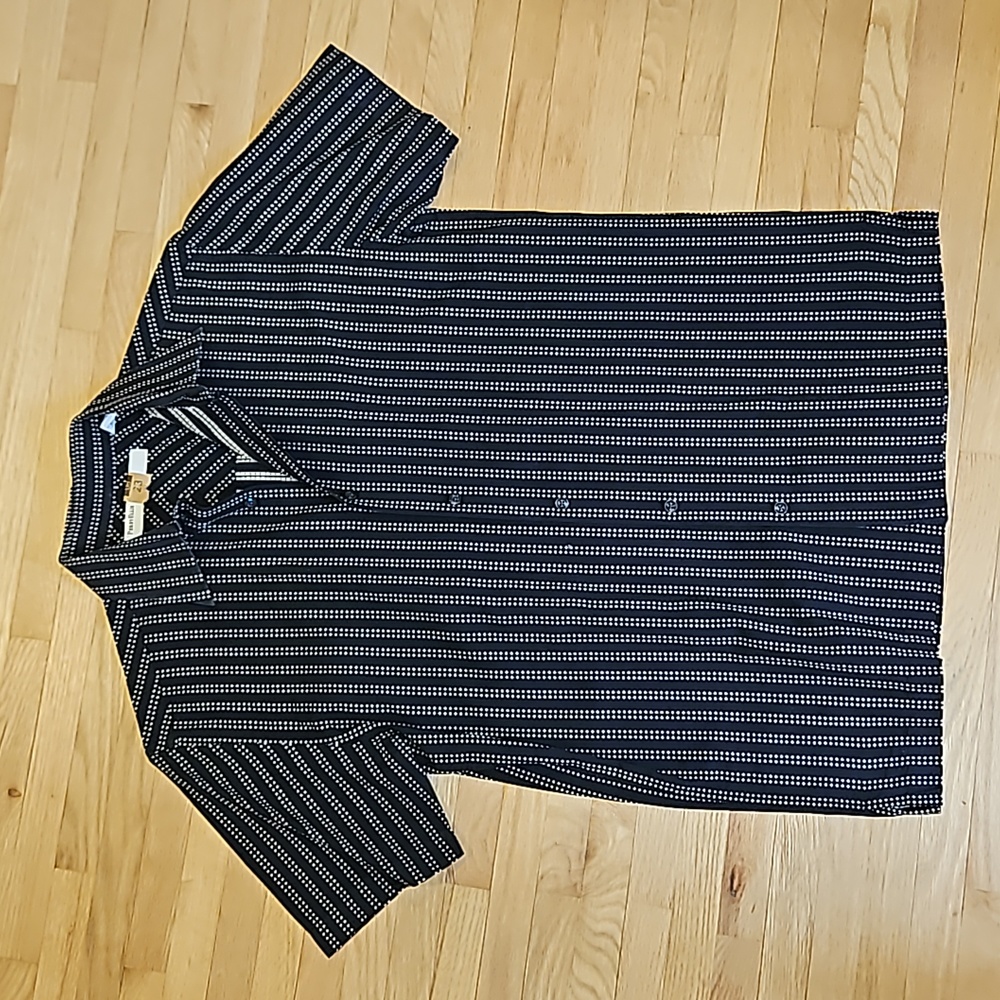 Perry Ellis Men's Short Sleeves Button Up Shirt size Small